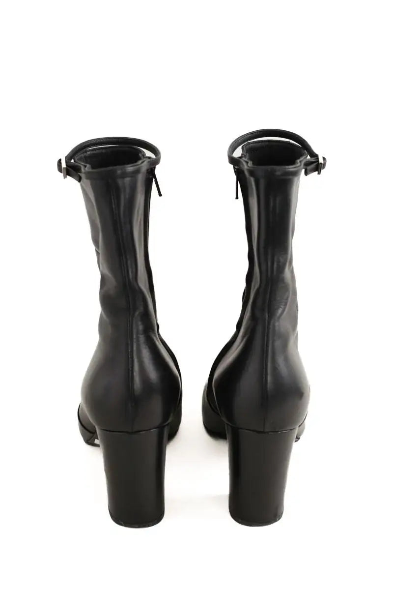 Boots Saint Laurent Noir en Cuir