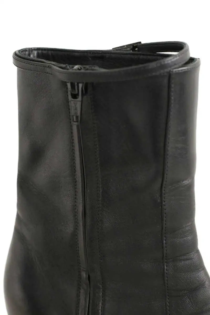 Boots Saint Laurent Noir en Cuir
