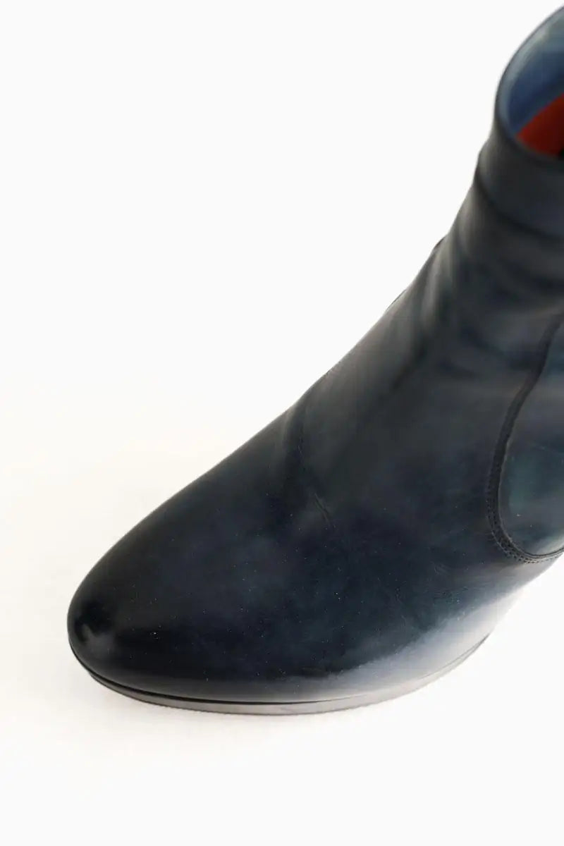 Boots Santoni Bleu en Cuir