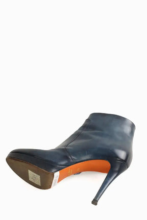 Boots Santoni Bleu en Cuir