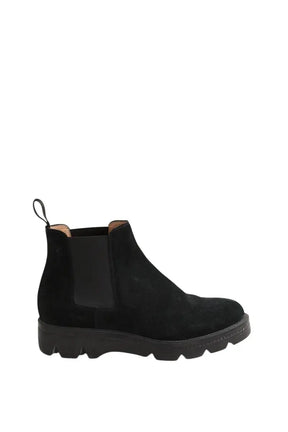 Boots Santoni Noir en Cuir, taille 36 - Seconde Main