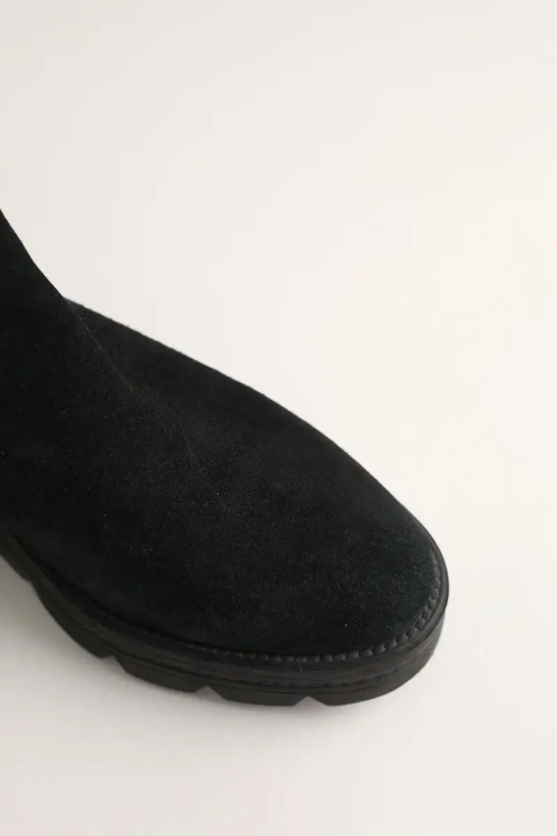 Boots Santoni Noir en Cuir