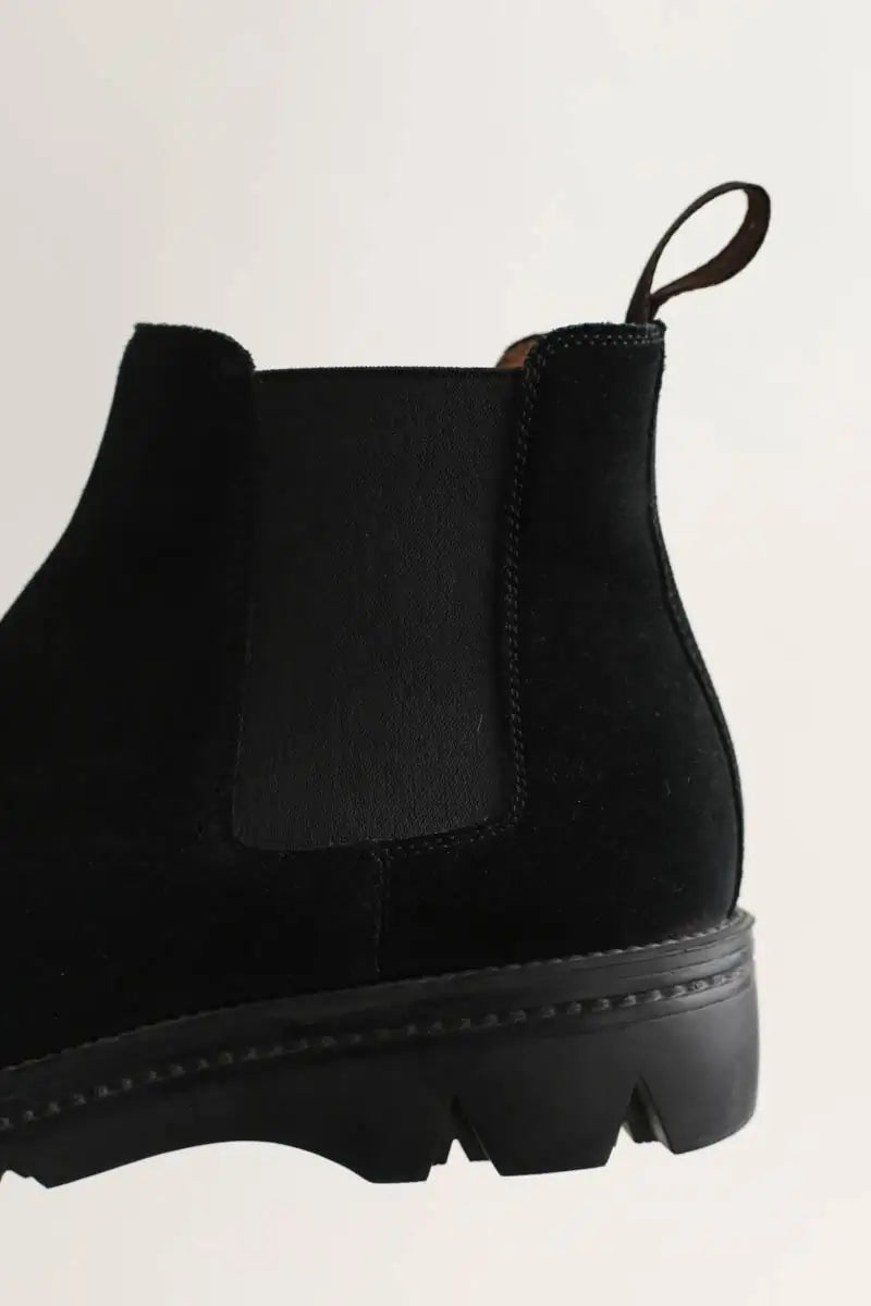 Boots Santoni Noir en Cuir