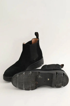 Boots Santoni Noir en Cuir