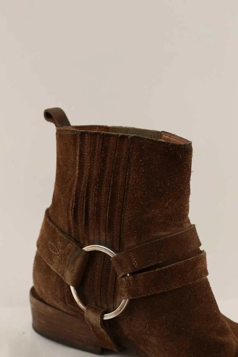 Boots Sartore Marron en Daim