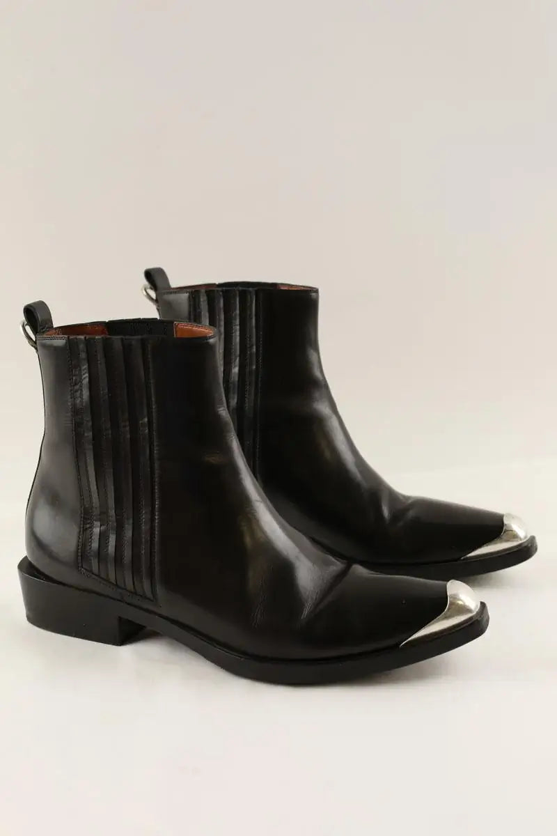 Boots Sartore Noir en Cuir