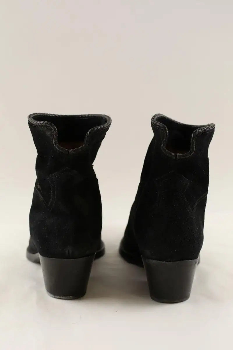 Boots Sartore Noir en Daim