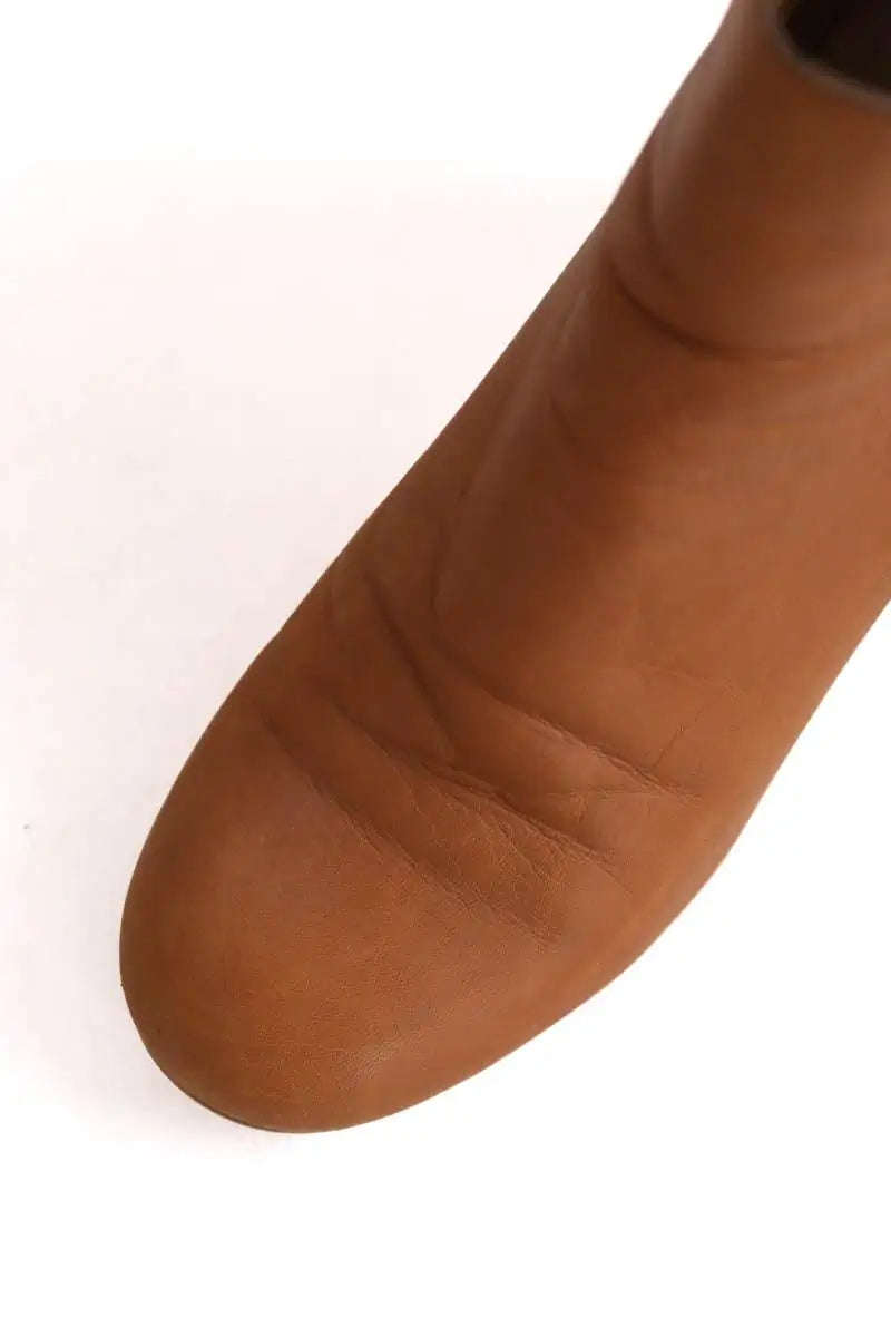 Boots See By Chloé Camel en Cuir
