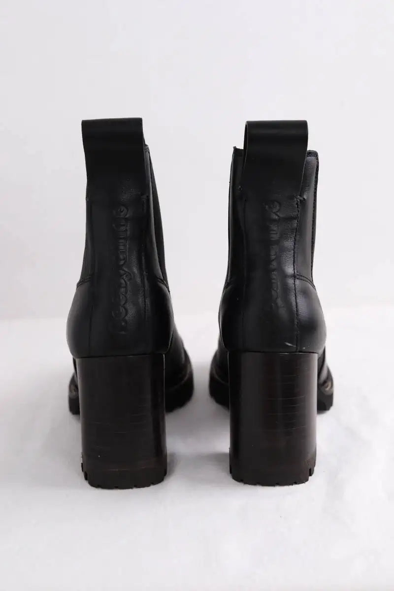 Boots See By Chloé Noir en Cuir