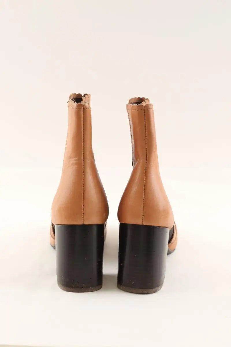 Boots See By Chloé Rose en Cuir
