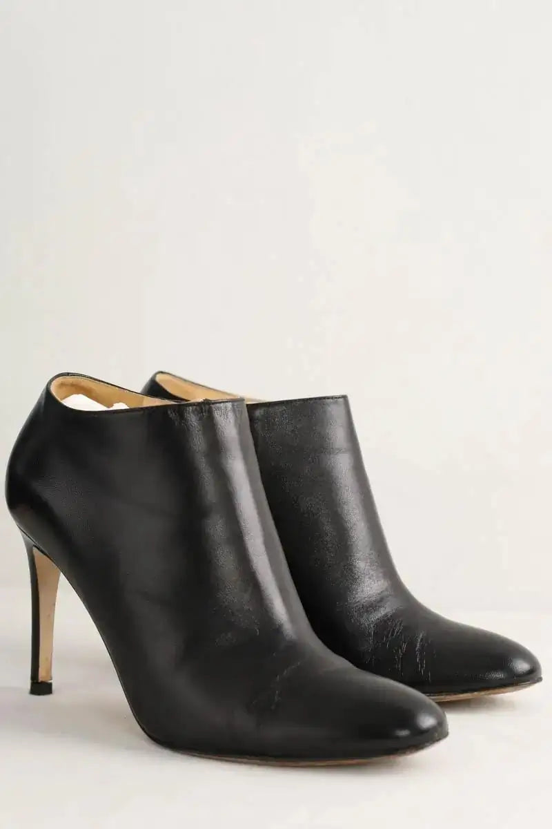 Boots Sergio Rossi Noir en Cuir