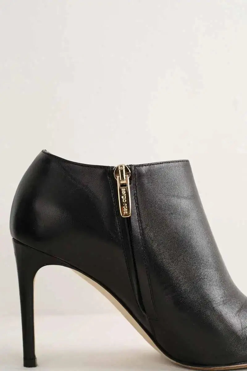 Boots Sergio Rossi Noir en Cuir