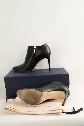 Boots Sergio Rossi Noir en Cuir