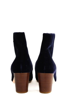 Boots Sézane Marine en Fausse fourrure