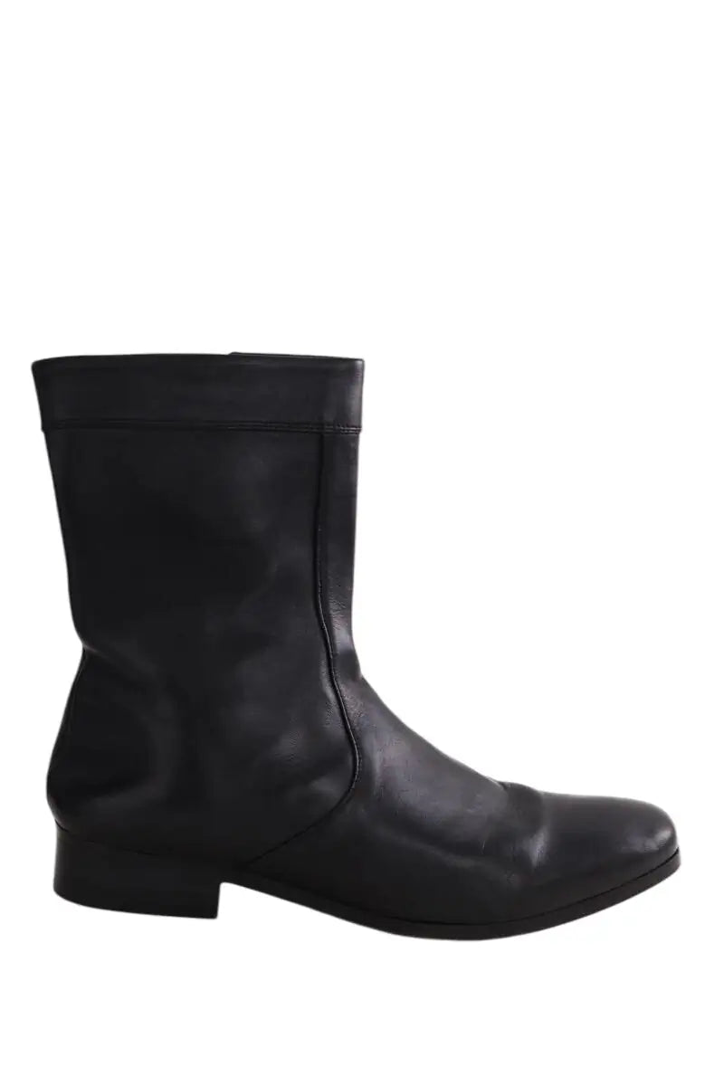 Boots Soeur Noir en Cuir, taille 41 - Seconde Main