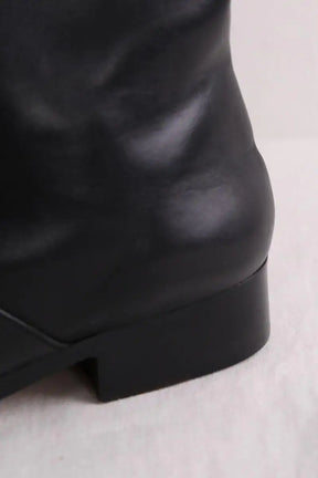 Boots Soeur Noir en Cuir