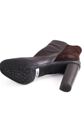 Boots Tod's Marron en Cuir