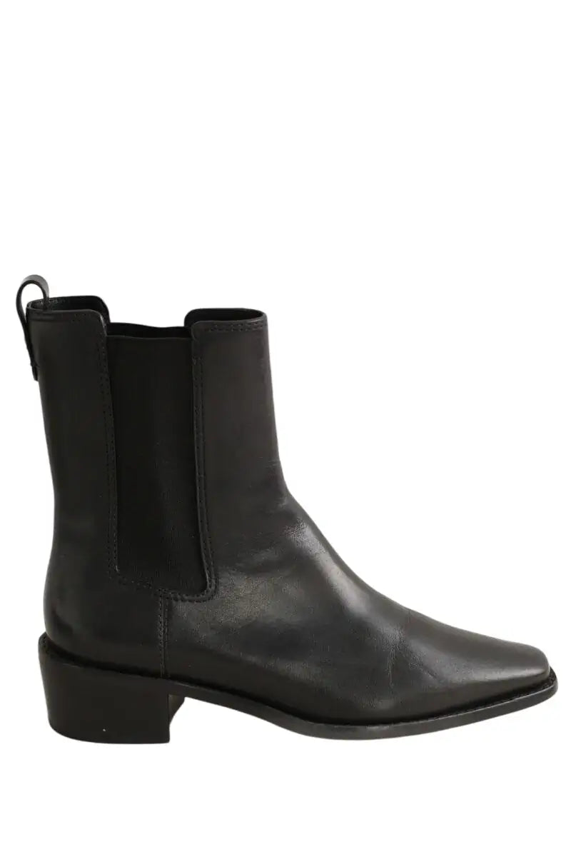 Boots Tory Burch Noir en Cuir, taille 37 - Seconde Main