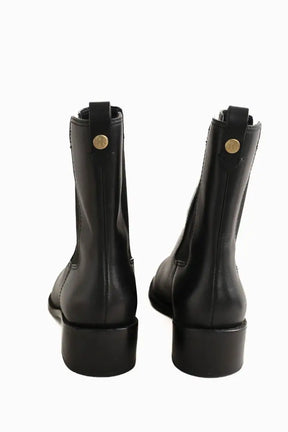 Boots Tory Burch Noir en Cuir