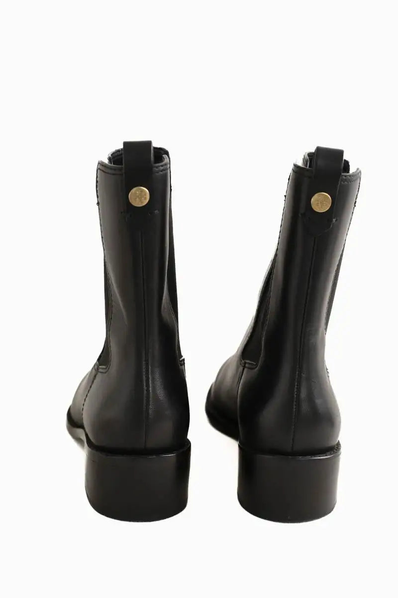 Boots Tory Burch Noir en Cuir