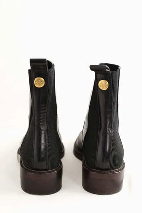 Boots Tory Burch Noir en Cuir