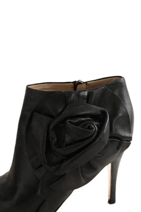 Boots Valentino Noir en Cuir
