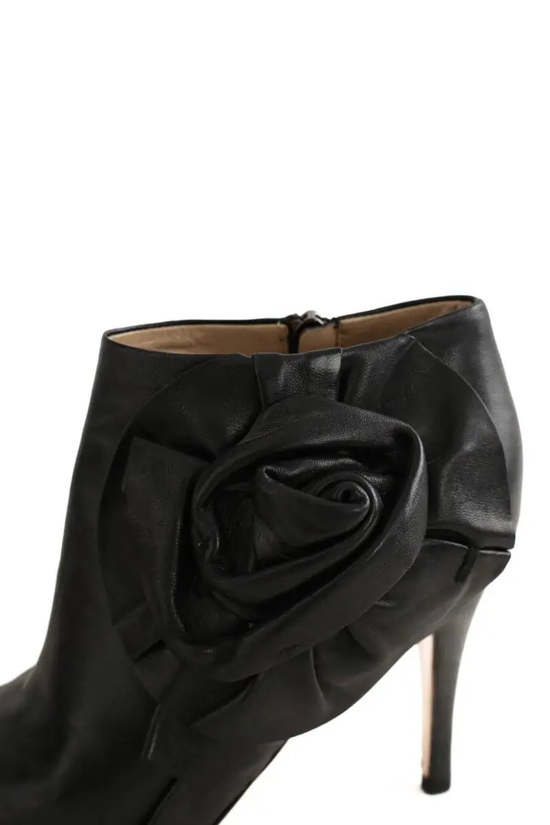 Boots Valentino Noir en Cuir