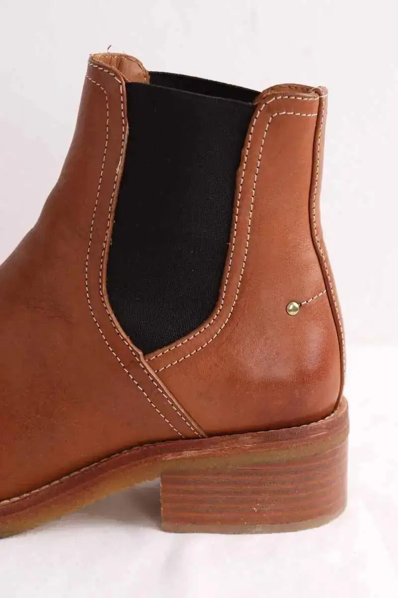 Boots Vanessa Bruno Marron en Cuir