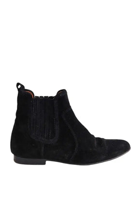Boots Vanessa Bruno Noir en Daim, taille 37 - Seconde Main