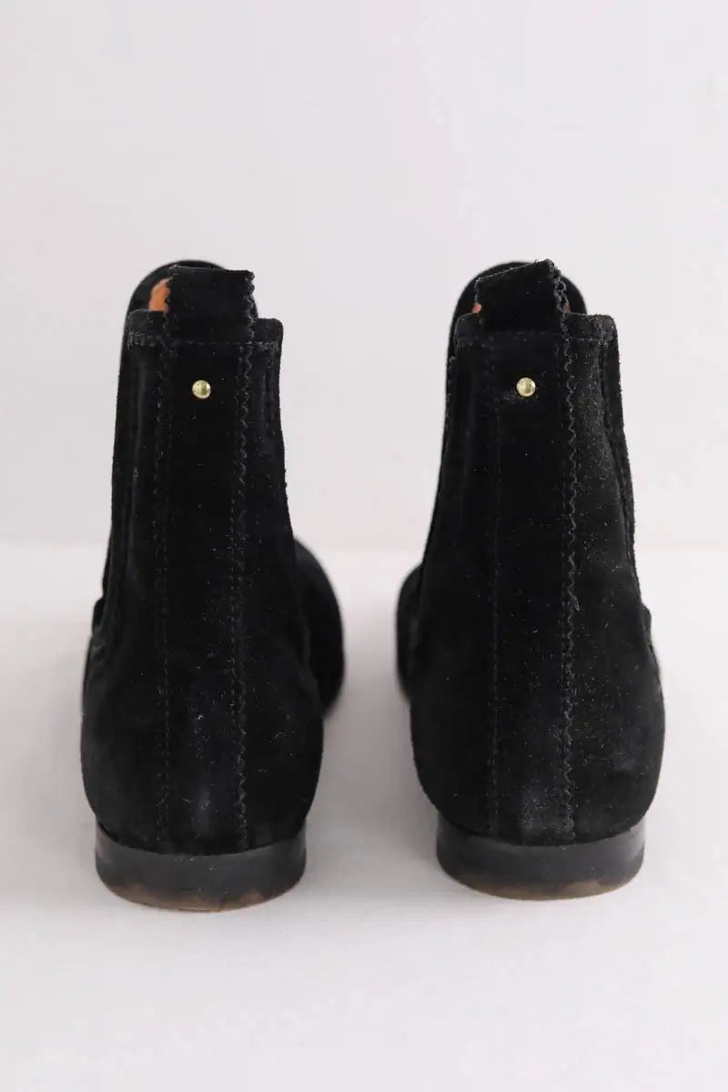 Boots Vanessa Bruno Noir en Daim