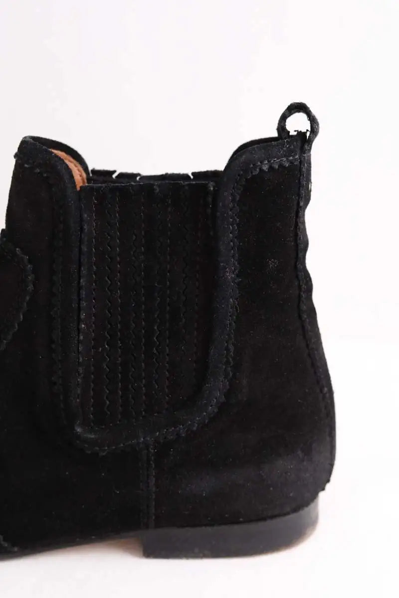 Boots Vanessa Bruno Noir en Daim