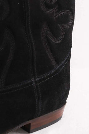 Boots western Shiloh Noir en Daim