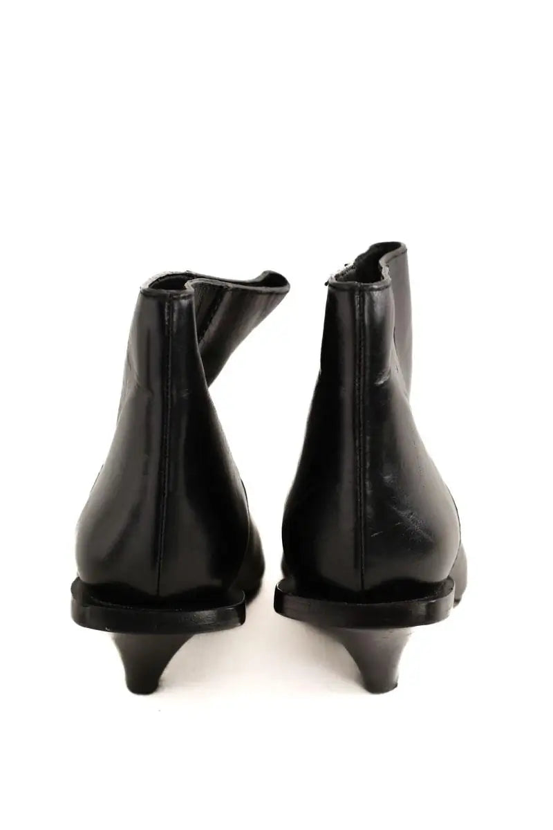 Boots Yves Saint Laurent Noir en Cuir