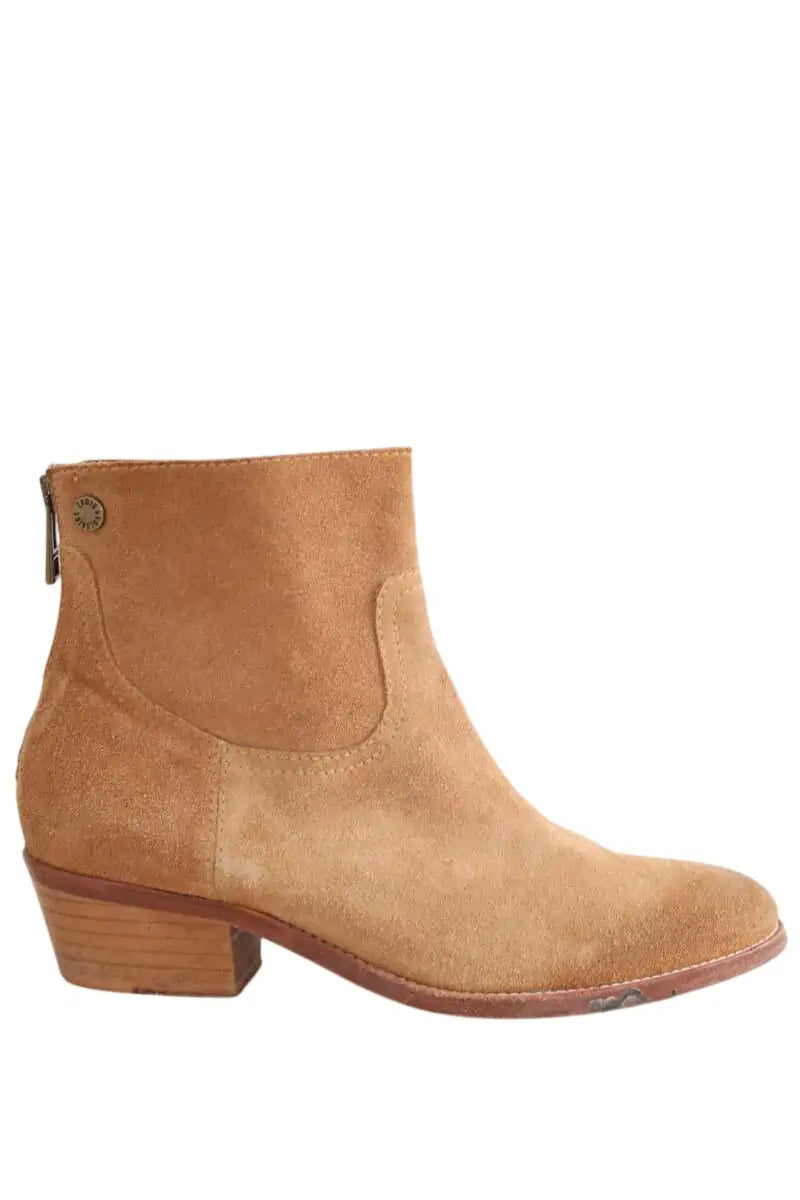 Boots Zadig & Voltaire Camel en Daim, taille 37 - Seconde Main