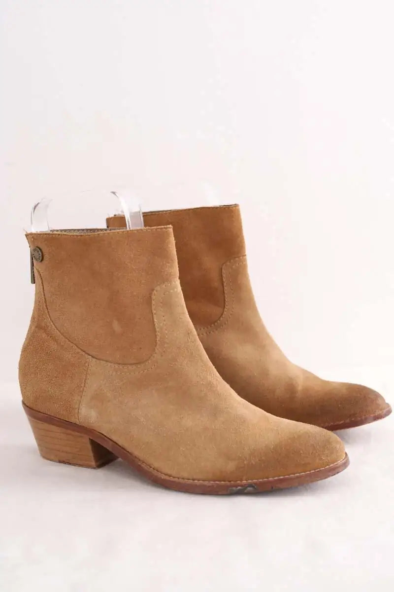 Boots Zadig & Voltaire Camel en Daim