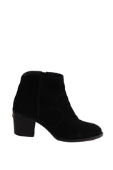 Boots Zadig & Voltaire Molly Noir en Daim, taille 37 - Seconde Main