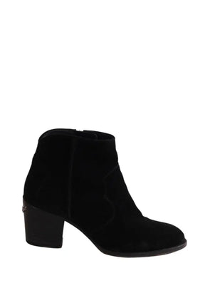 Boots Zadig & Voltaire Molly Noir en Daim, taille 37 - Seconde Main