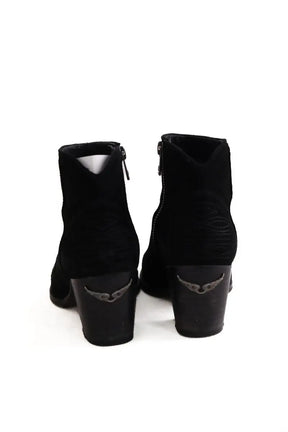 Boots Zadig & Voltaire Molly Noir en Daim
