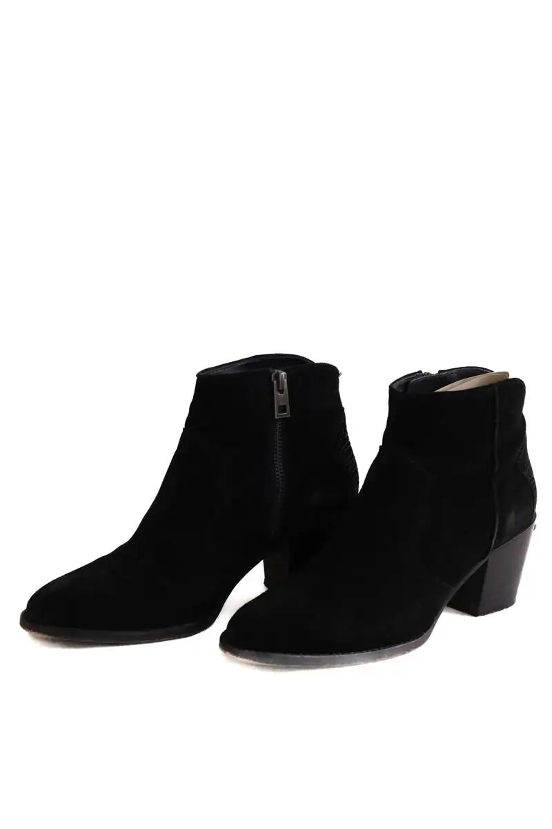 Boots Zadig & Voltaire Molly Noir en Daim