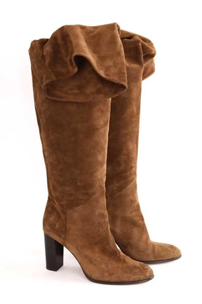 Bottes Ba&Sh Camel en Daim