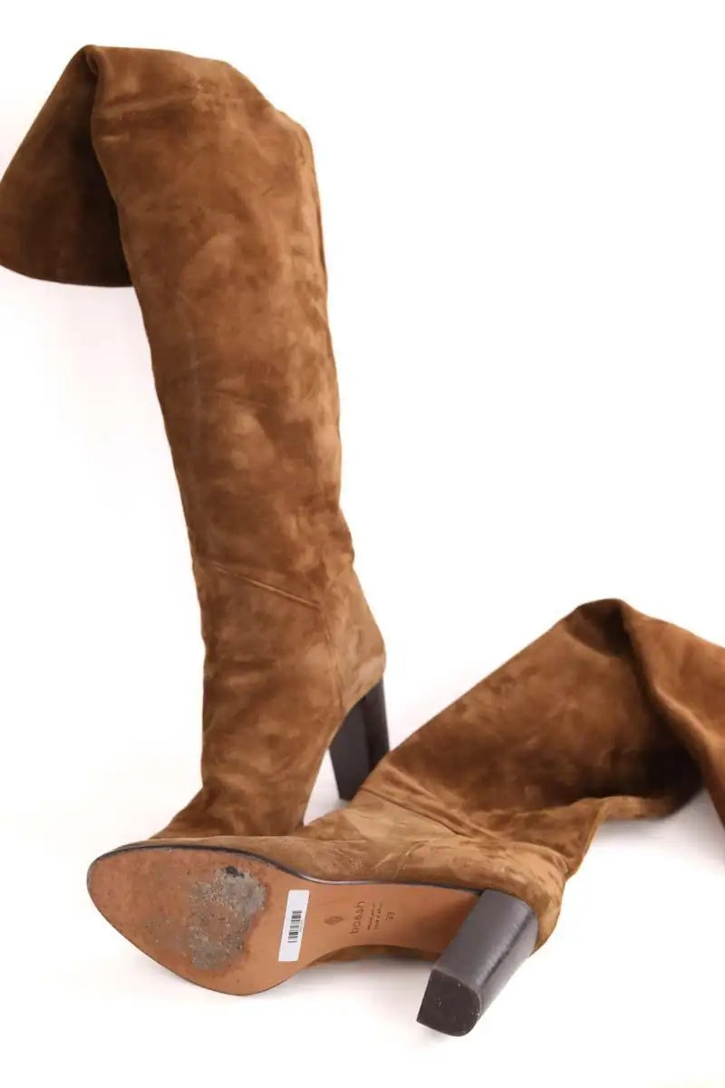 Bottes Ba&Sh Camel en Daim