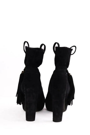 Bottes Celine Noir en Daim
