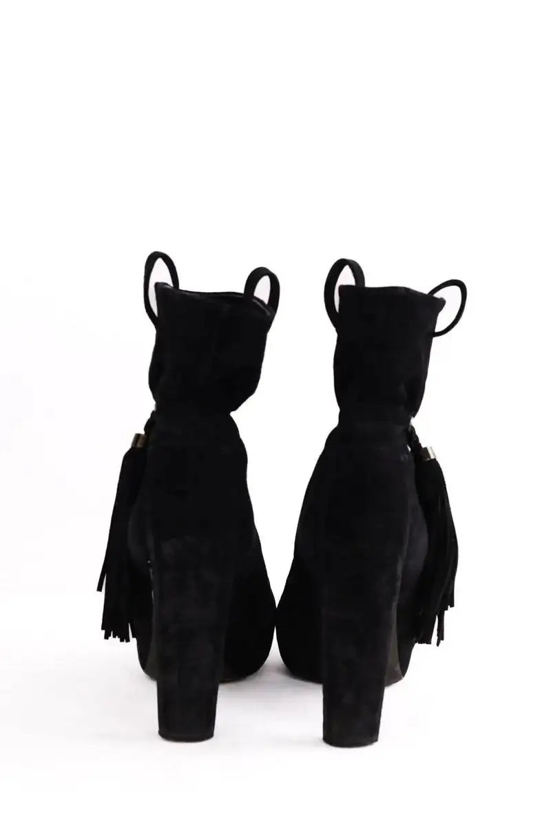 Bottes Celine Noir en Daim