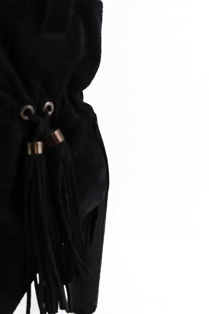 Bottes Celine Noir en Daim