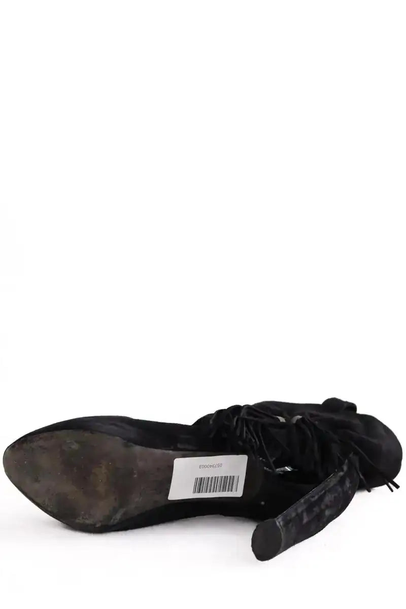 Bottes Celine Noir en Daim