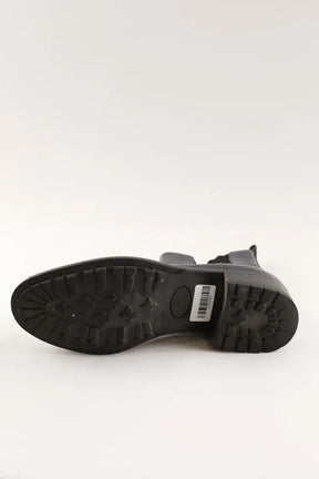 Bottes Chanel Gris en Cuir
