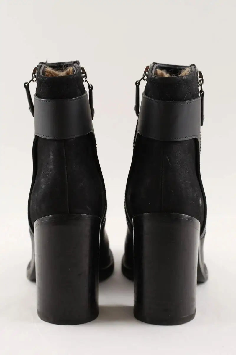 Bottes Chanel Noir en Cuir