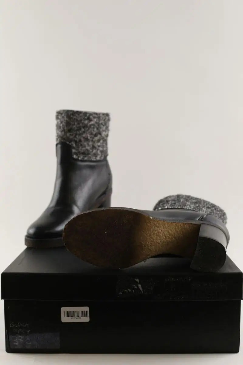 Bottes Chanel Noir en Cuir