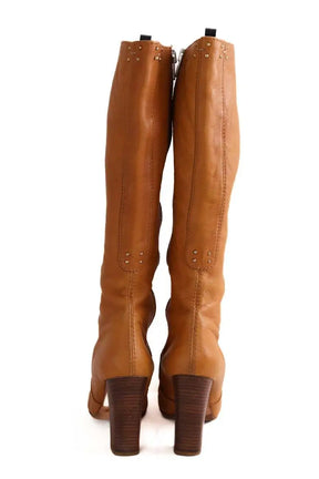 Bottes Chloé Beige en Cuir