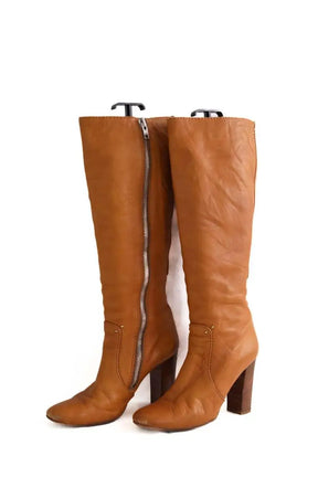 Bottes Chloé Beige en Cuir